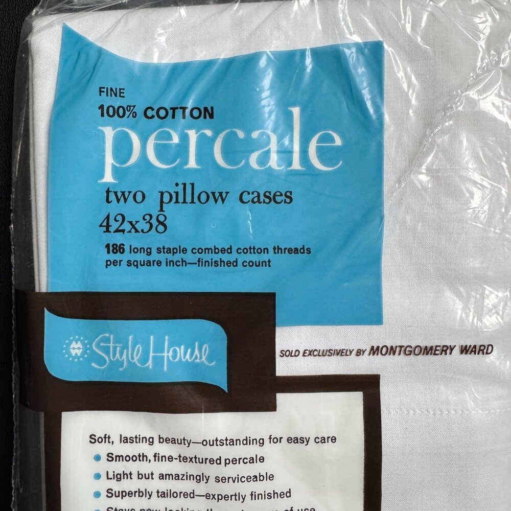 Bundle of Cotton Pillow Cases NIP Vintage - Picture 6 of 12